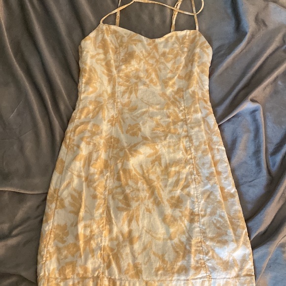 Abercrombie & Fitch Tropical orange dress - Picture 4 of 4